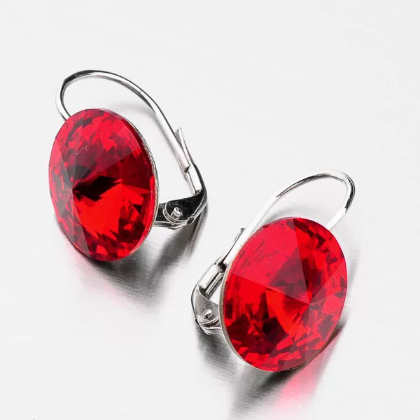 Náušnice s kryštálom okrúhlym 14 mm N3350RT-JK