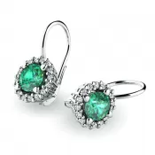 Luxusné náušnice s diamantmi 10925-B-DIA-SMAR