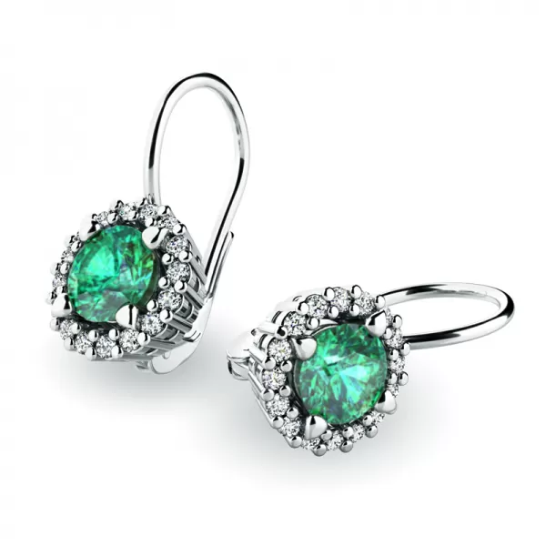 Luxusné náušnice s diamantmi 10925-B-DIA-SMAR