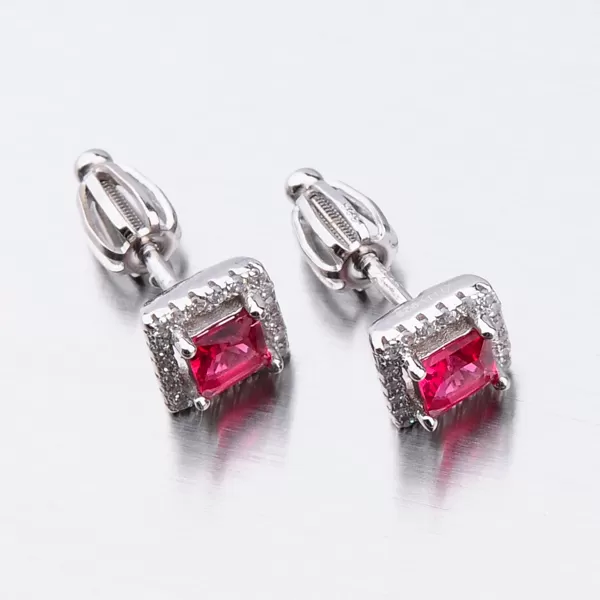 Strieborné náušnice kôstky UPST-121554S