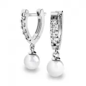 Dámske náušnice biele zlato 585/1000 prírodný diamant 0,424 ct brilianty 10900-B-FW