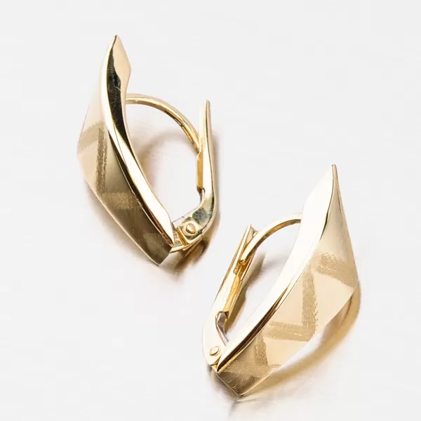 Dámske náušnice žlté zlato 585 visiace 42-31521