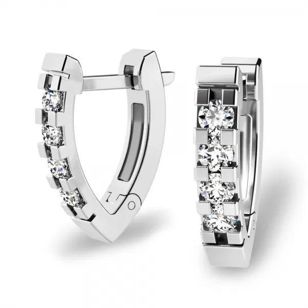 Náušnice s briliantmi 10899-B-DIA