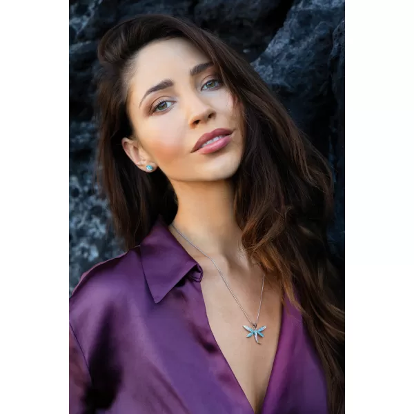 Strieborné náušnice pecka s kryštálmi Swarovski mix farieb okrúhle 31336.3 magic indicolite