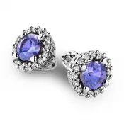 Luxusné náušnice s diamantmi 10926-B-DIA-TAN