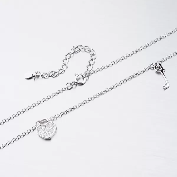 Strieborný náhrdelník SST-15881