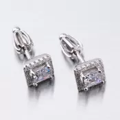 Strieborné náušnice kôstky UPST-121553S