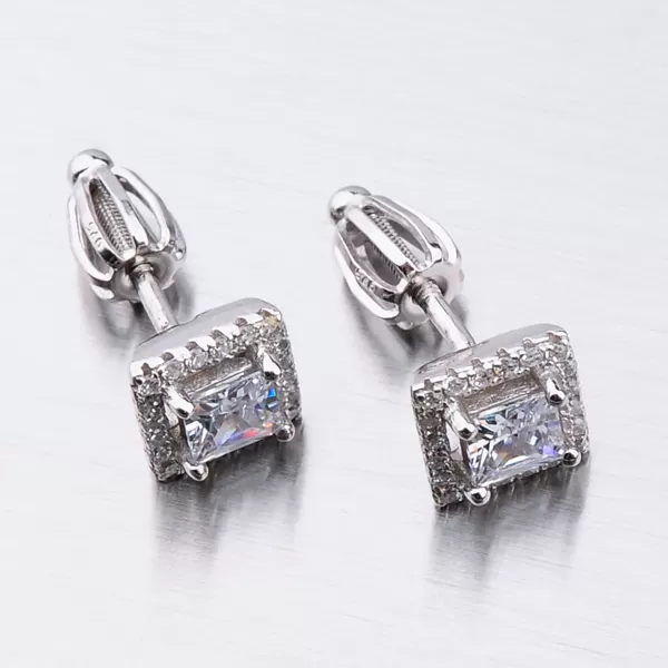 Strieborné náušnice kôstky UPST-121553S