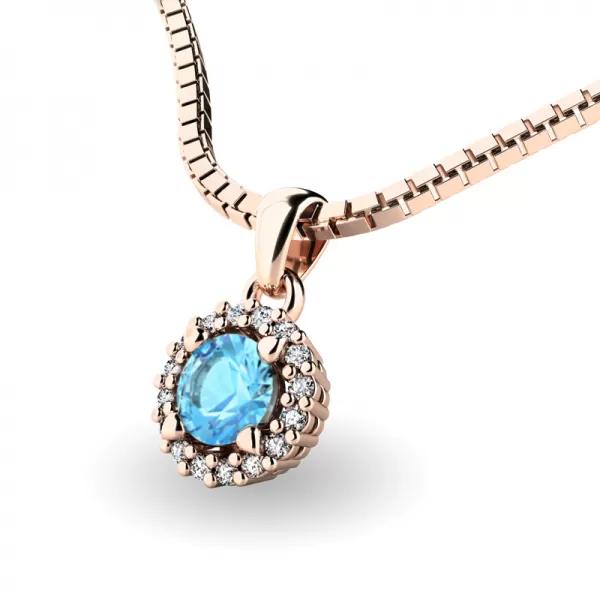 Dámsky prívesok prírodný diamant 0,50 ct G/SI 10927-B-TPZ