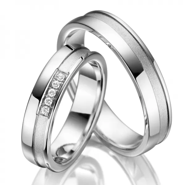 Strieborné snubné prstene SP-SI-005