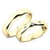 Snubné prstene so zirkónmi SP-61100-03-03-Z