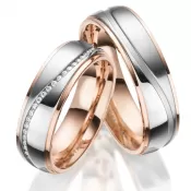 Oceľové snubné prstene SP-ES-023