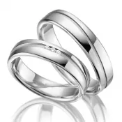 Strieborné snubné prstene SP-SI-019