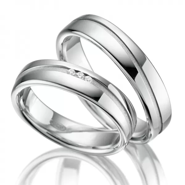 Strieborné snubné prstene SP-SI-019