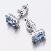 Strieborné náušnice kôstky UPST-121524S