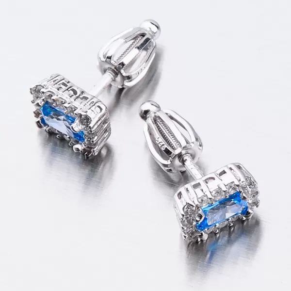 Strieborné náušnice kôstky UPST-121524S