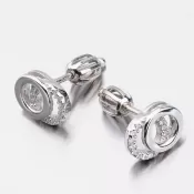 Strieborné náušnice kôstky UPST-121550S