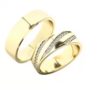 Snubné prstene zo žltého zlata SP-61078Z