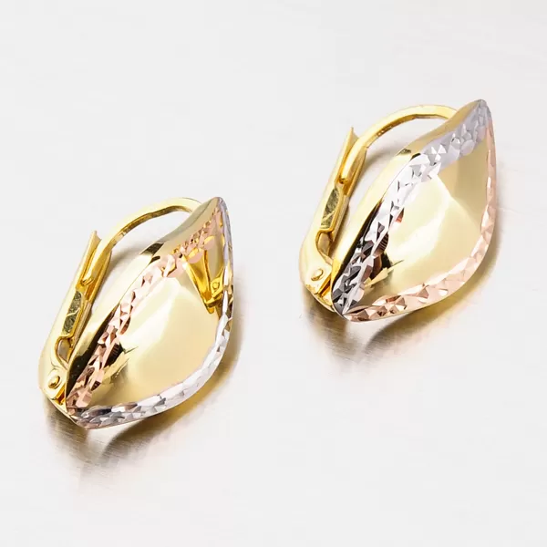 Visiace náušnice - zlato 585 42-32175