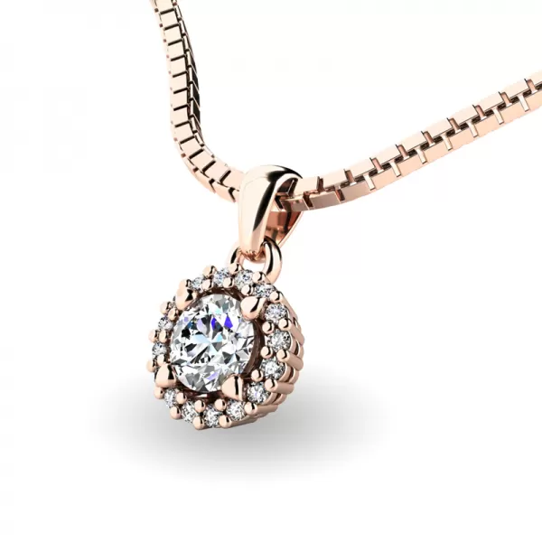 Luxusný prívesok s diamantmi 10927-B-DIA