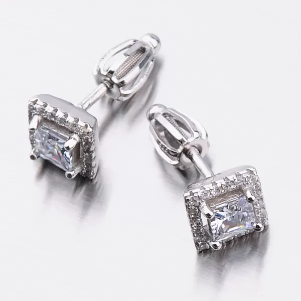 Strieborné náušnice kôstky UPST-121553S