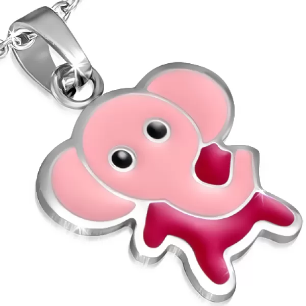 Prívesok z chirurchickej ocele - slon GVPL289