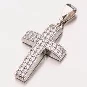 Zlatý kríž so zirkónmi 13-263