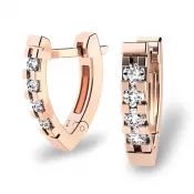 Náušnice s briliantmi 10899-CV-DIA