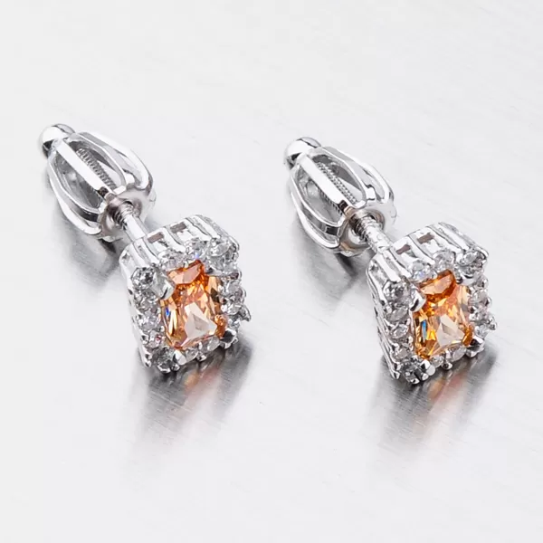 Strieborné náušnice kôstky UPST-121525S