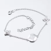 Strieborný náramok so zirkónmi BST-14337