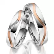 Strieborné snubné prstene so zirkónmi SP-SI-028