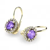 Luxusné náušnice s diamantmi 10925-ZL-DIA-TAN