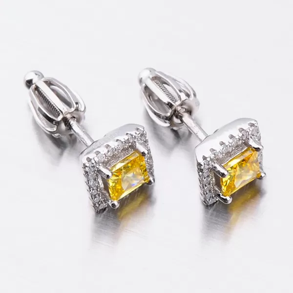 Strieborné náušnice kôstky UPST-121555S