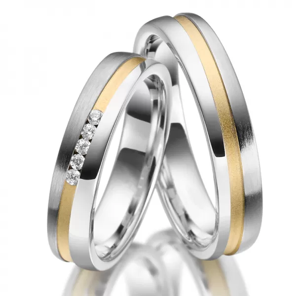 Strieborné snubné prstene SP-SI-023