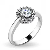 Dámsky prsteň s brilliabmi 10924-B-Dia