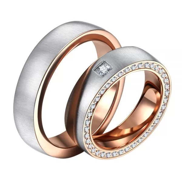 Oceľové snubné prstene ST-88089