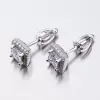 Strieborné náušnice kôstky UPST-121553S