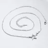 Strieborný náhrdelník so zirkónmi SST-15888