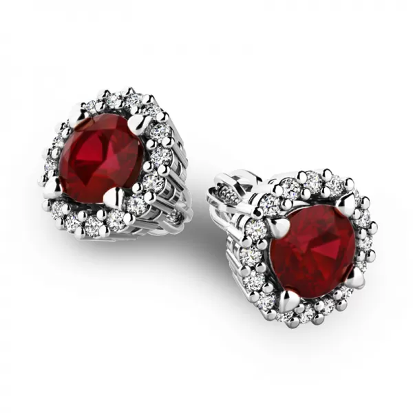 Luxusné náušnice s diamantmi 10926-B-DIA-GRA