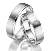 Strieborné snubné prstene SP-SI-002