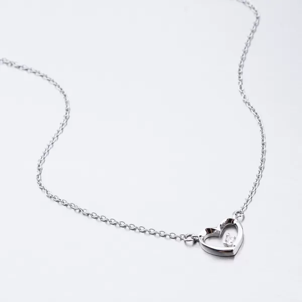 Strieborný náhrdelník SST-15850