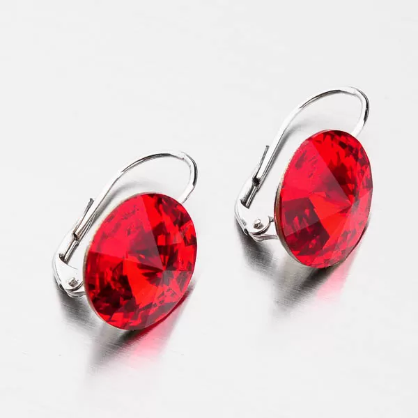 Náušnice s kryštálom okrúhlym 14 mm N3350RT-JK