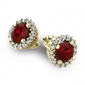 Luxusné náušnice s diamantmi 10926-ZL-DIA-GRA