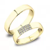 Zlaté snubné prstene SP-61088Z