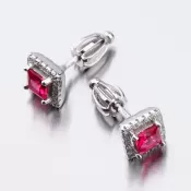 Strieborné náušnice kôstky UPST-121554S