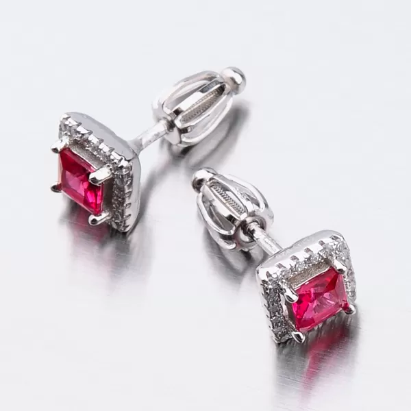 Strieborné náušnice kôstky UPST-121554S