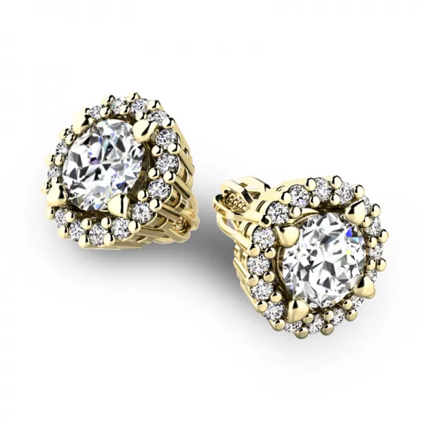 Luxusné náušnice s diamantmi 10926-ZL-DIA