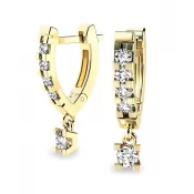 Náušnice s briliantmi 10900-ZL-DIA