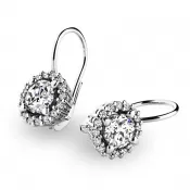 Luxusné náušnice s diamantmi 10925-B-DIA