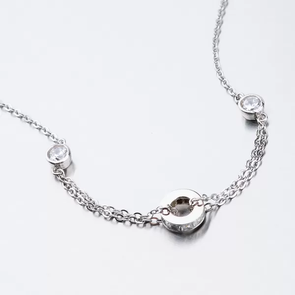 Strieborný náramok BST-14400